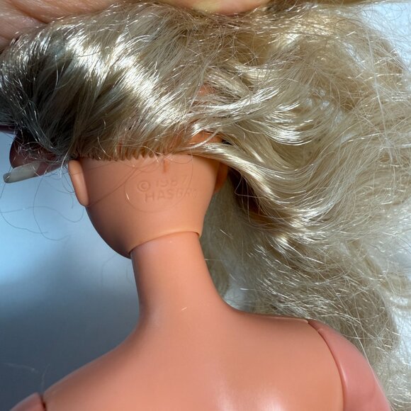 Hasbro vintage Maxi doll with white and black vintage dress - Picture 9 of 12